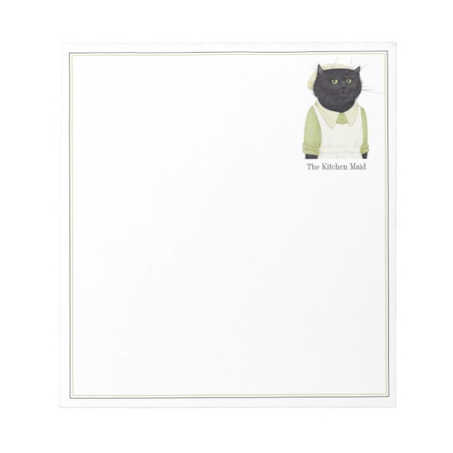 KITCHEN MAID CAT 5.5x6 Notepad  (Front)