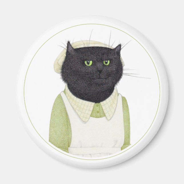 KITCHEN MAID CAT Round Magnet II (Front)