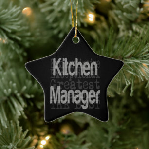 Kitchen Manager Extraordinaire Ceramic Tree Decoration
