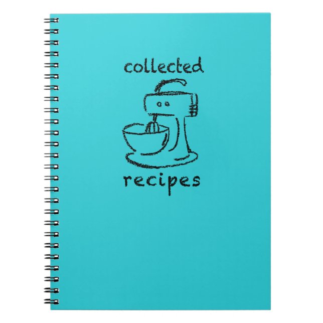 Kitchen Mixer Collected Recipes Journal (Front)