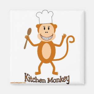 Kitchen Monkey magnet