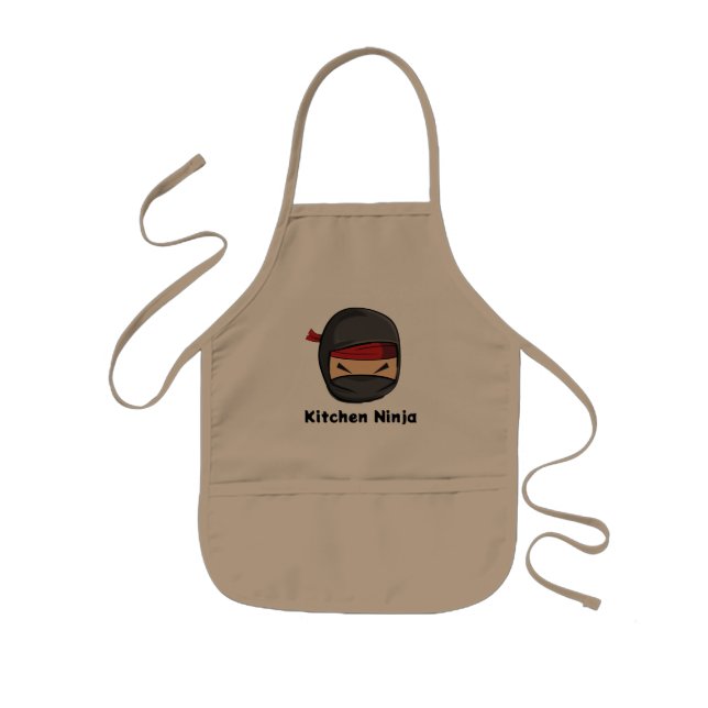 Kitchen Ninja Apron Kids (Front)