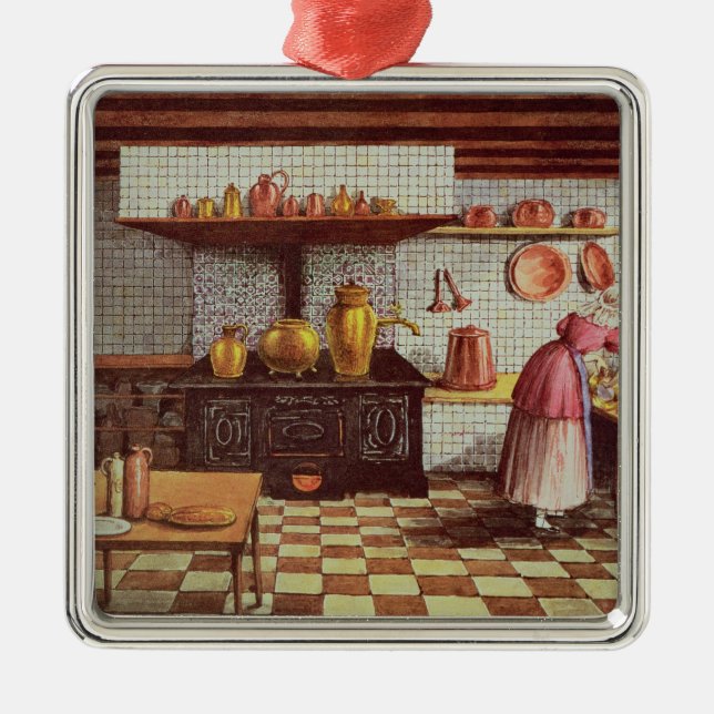 Kitchen of the Hotel St.Lucas Metal Tree Decoration (Front)