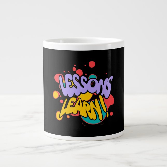 KITCHEN PAINT SPLASH LESSONS LEARN MUG (Front)