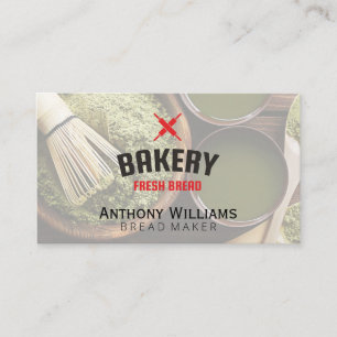 Kitchen   Pastry Chef   Wood   Utensils Business Card