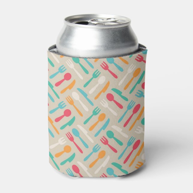 Kitchen pattern 3 can cooler (Can Front)