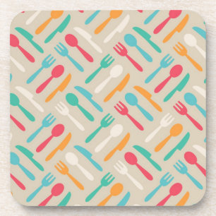 Kitchen pattern 3 coaster