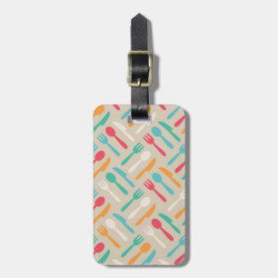 Kitchen pattern 3 luggage tag
