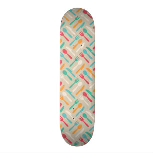 Kitchen pattern 3 skateboard