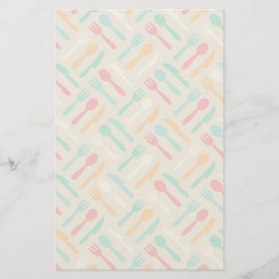 Kitchen pattern 3 stationery