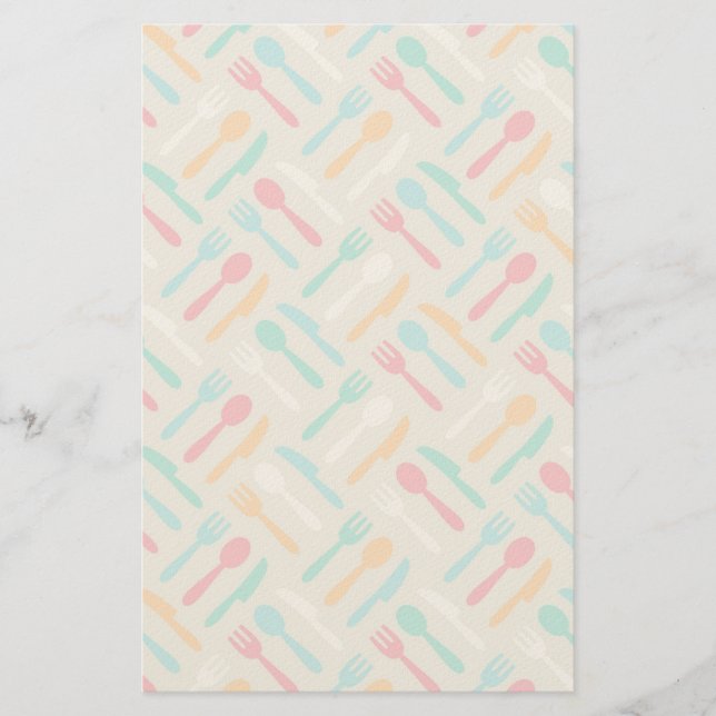 Kitchen pattern 3 stationery (Front)