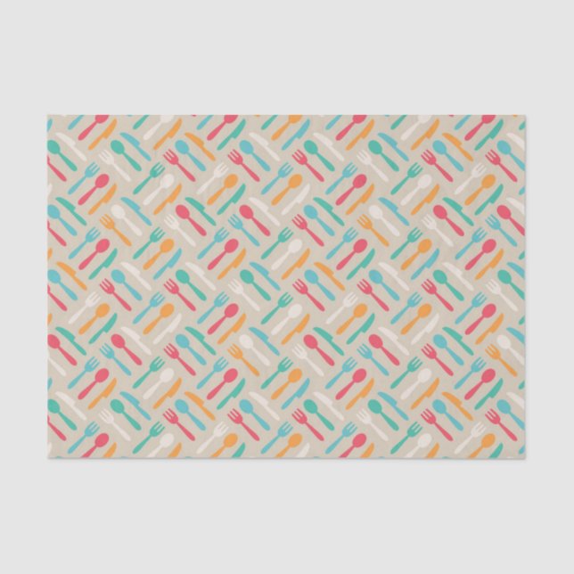 Kitchen pattern 3 tissue paper (Front)