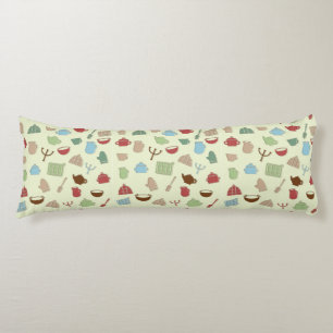 Kitchen pattern body cushion