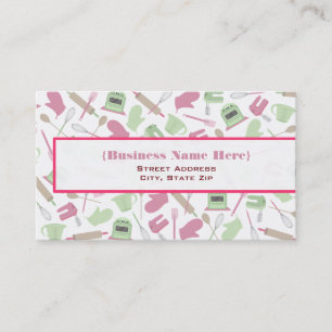 Kitchen Pattern Business Card