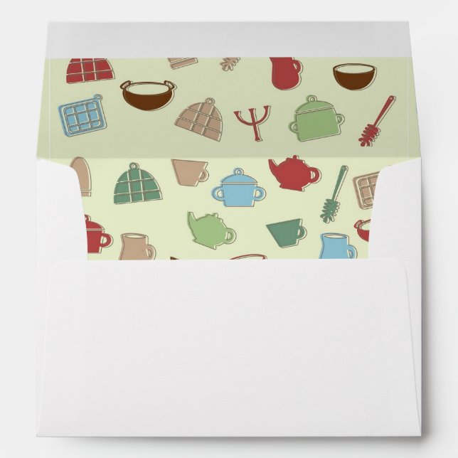 Kitchen pattern envelope (Back (Bottom))