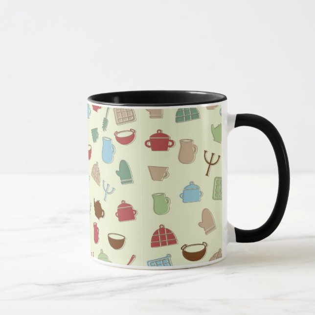 Kitchen pattern mug (Right)