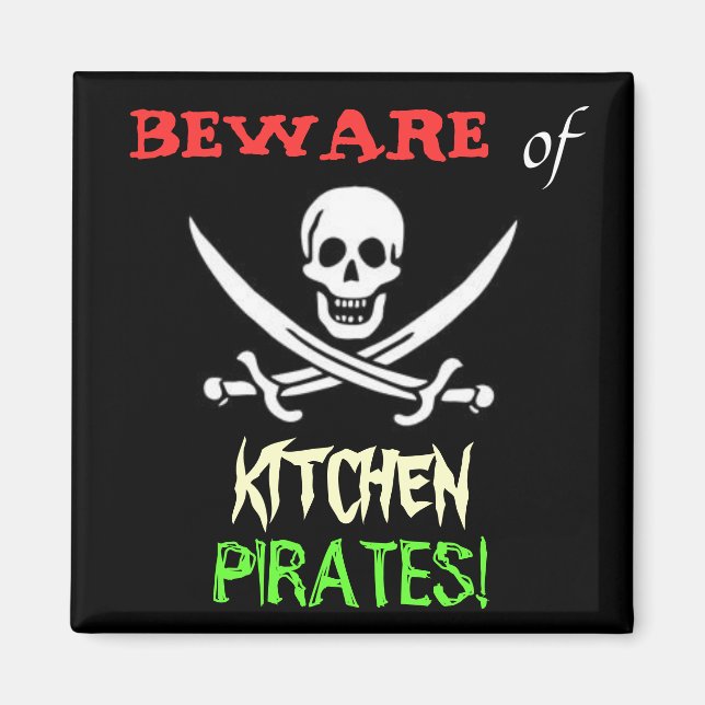 Kitchen Pirates Magnet (Front)