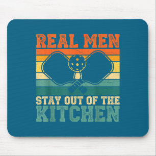 Kitchen Player Real Out Pickleball Stay Humor Mouse Mat