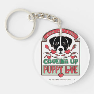 Kitchen Pup Vibes Key Ring