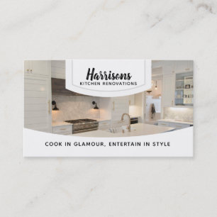 Kitchen Renovations Slogans Business Cards