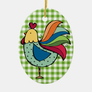 Kitchen Rooster - SRF Ceramic Tree Decoration