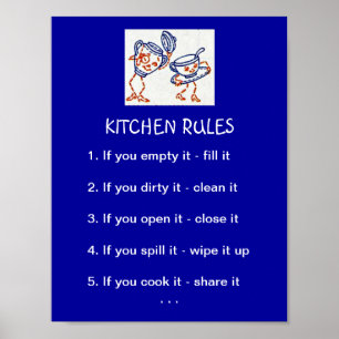 Kitchen Rules Poster