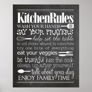 Kitchen Rules Poster