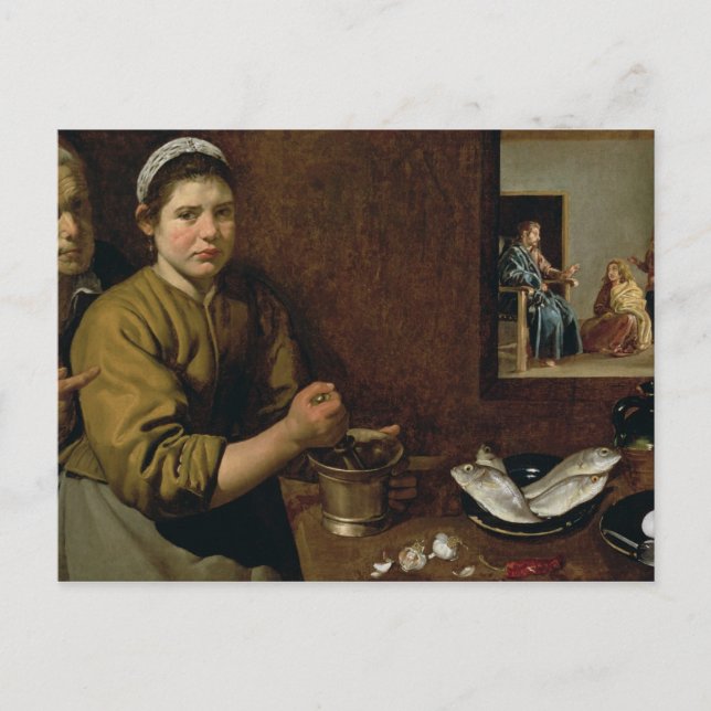 Kitchen Scene Postcard (Front)