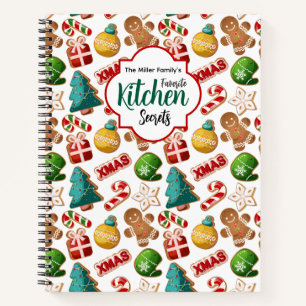 Kitchen Secrets Christmas Gingerbread Recipe Notebook
