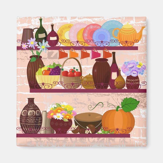 kitchen shelves magnet (Front)