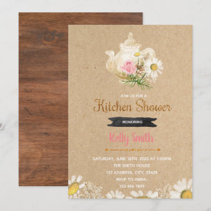 Kitchen shower party invitation