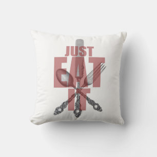 Kitchen Silverware   Just Eat It   Farmhouse Fun Cushion