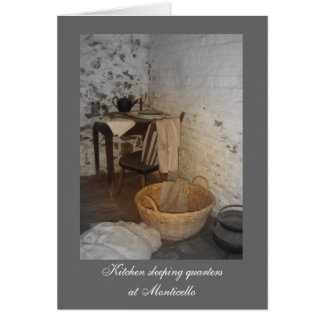 Kitchen Sleeping Quarters at Monticello