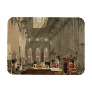 Kitchen, St. James's Palace, engraved by William J Magnet