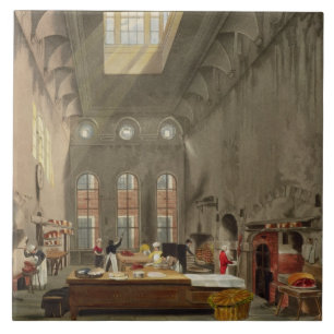 Kitchen, St. James's Palace, engraved by William J Tile