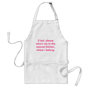 kitchen. standard apron