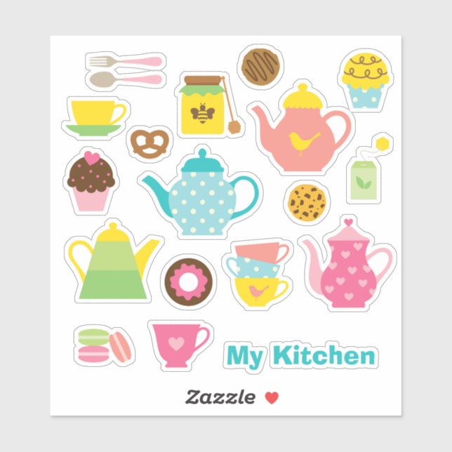 Kitchen Sticker Set (Sheet)