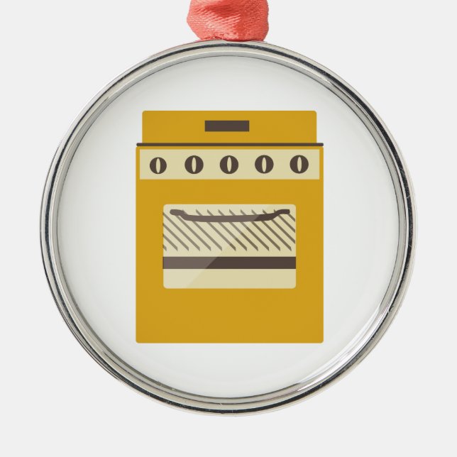 Kitchen Stove Metal Tree Decoration (Front)