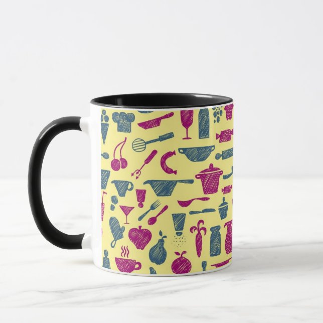 Kitchen supplies mug (Left)
