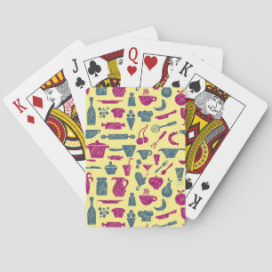 Kitchen supplies playing cards