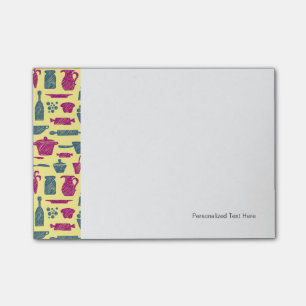 Kitchen supplies post-it notes
