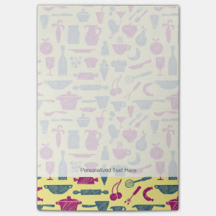 Kitchen supplies post-it notes