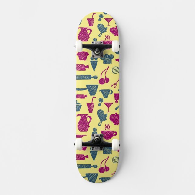 Kitchen supplies skateboard (Front)