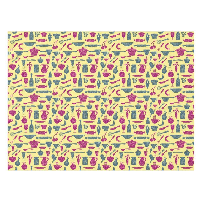 Kitchen supplies tablecloth (Front (Horizontal))