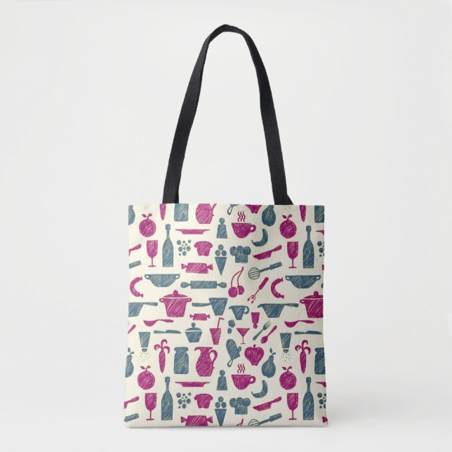 Kitchen supplies tote bag (Front)