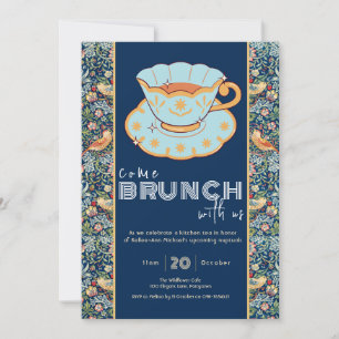 Kitchen Tea William Morris style invitation