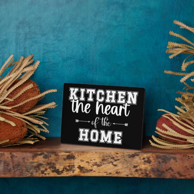 Kitchen The Heart Of The Home   Plaque (Side)