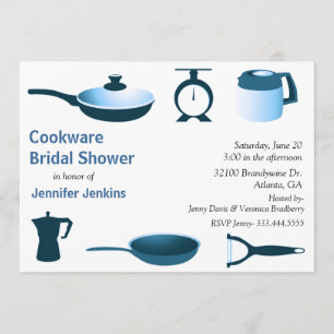Kitchen Themed Bridal Shower Invitation