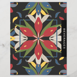 Kitchen Tile Recipe Binder Divider Beverages