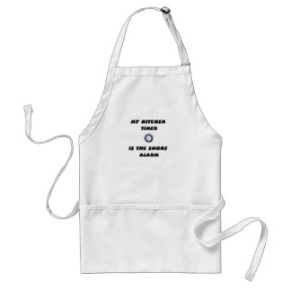 Kitchen Timer/Smoke Alarm Apron